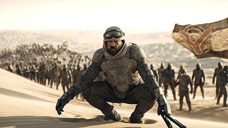 Fremen fighters in the desert of Arrakis